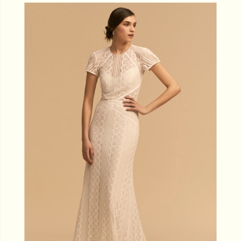 Bhldn Monica Gown Ivory